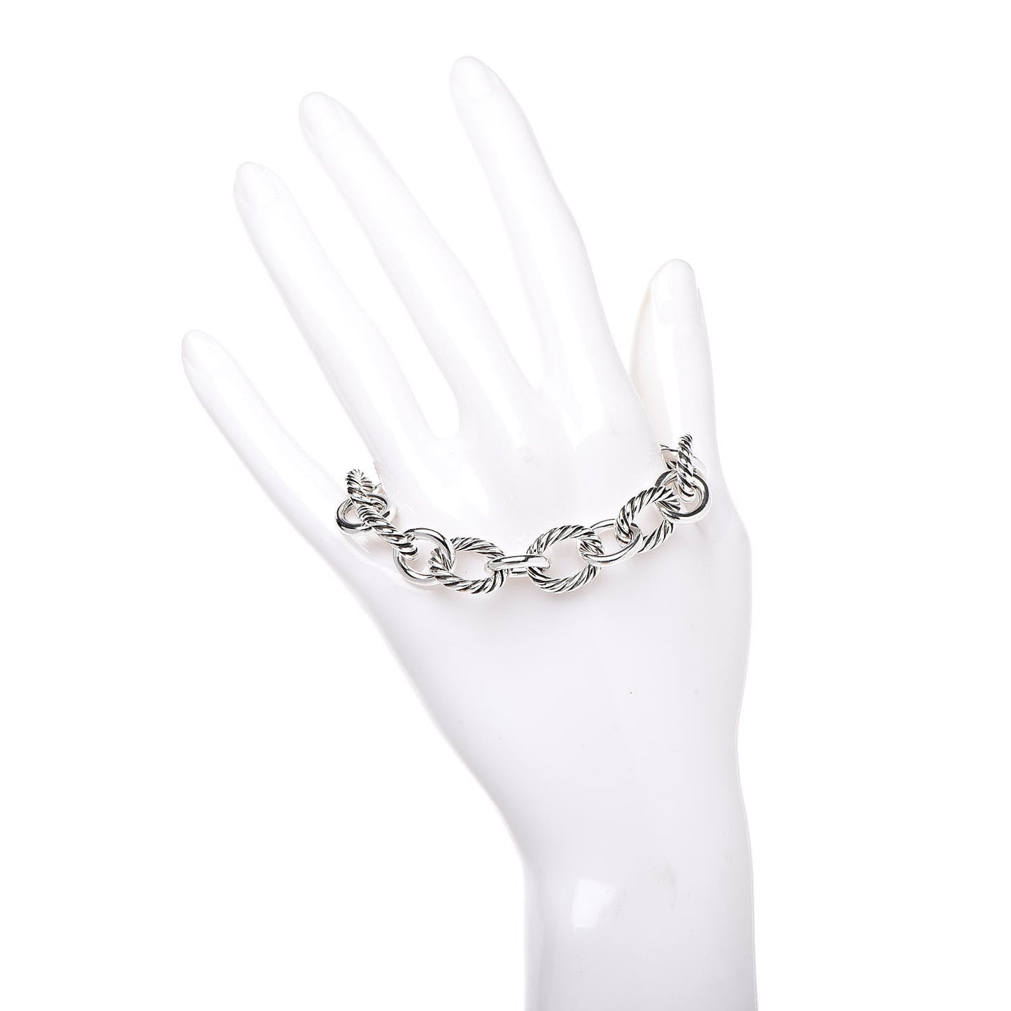 Sterling Silver 12mm Large Oval Link Bracelet