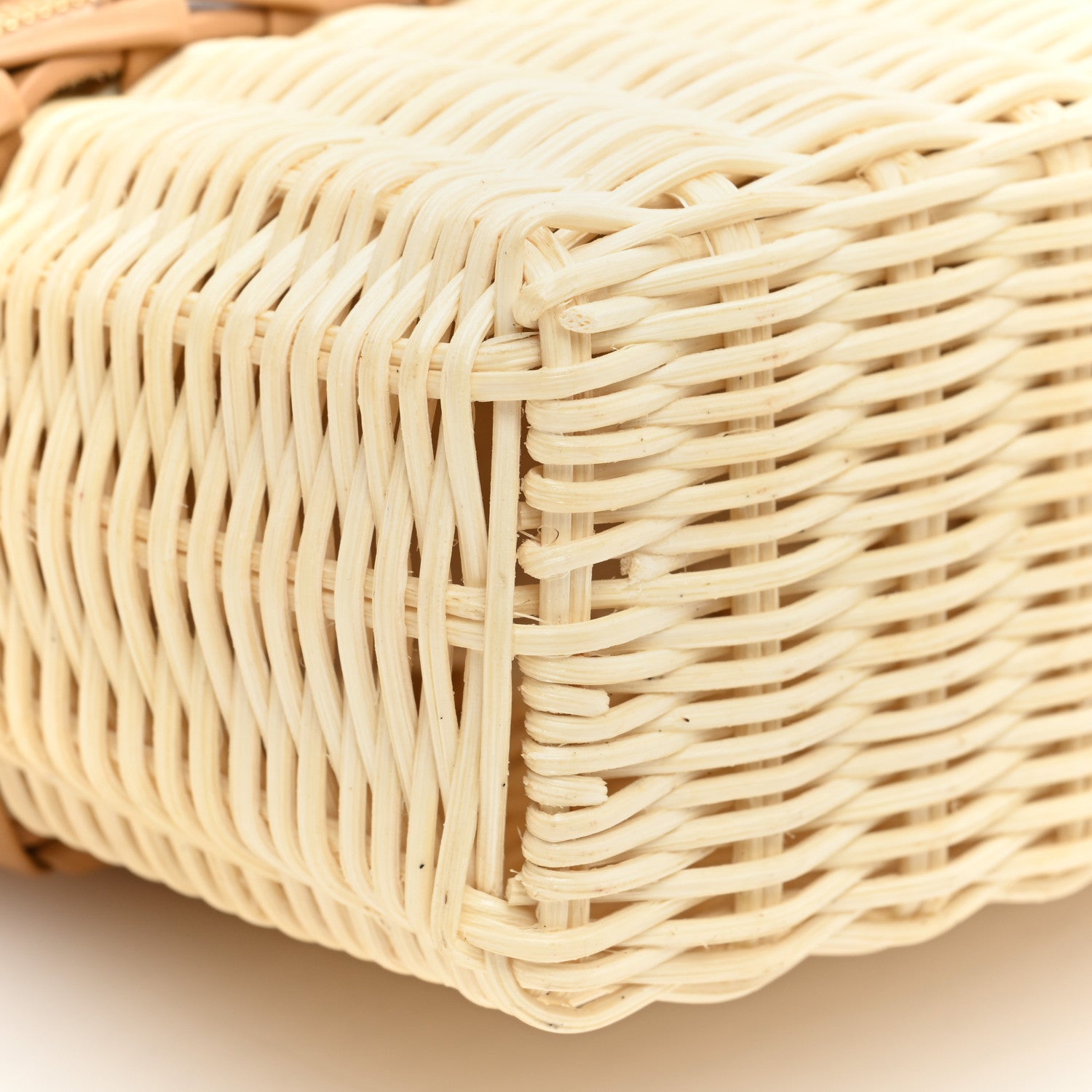 Loro Piana Wicker Calfskin L19 Extra Pocket Pouch Natural 8 of 10