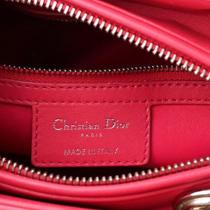 Christian Dior Raffia Tweed Medium Lady Dior Pink Beige 5 of 11