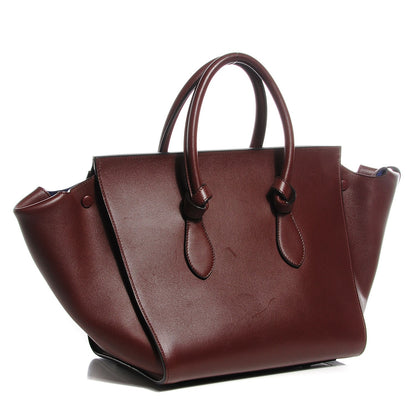 Celine Natural Calfskin Small Tie Knot Tote Chocolate 3 of 8