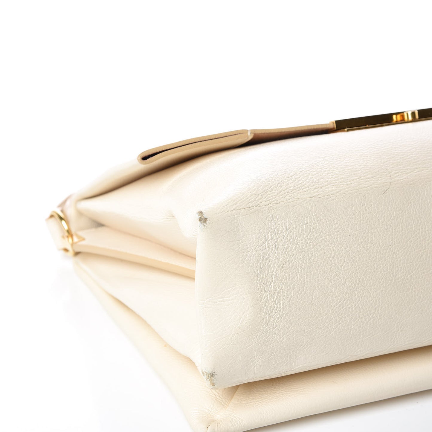 Calfskin Blade Flap White