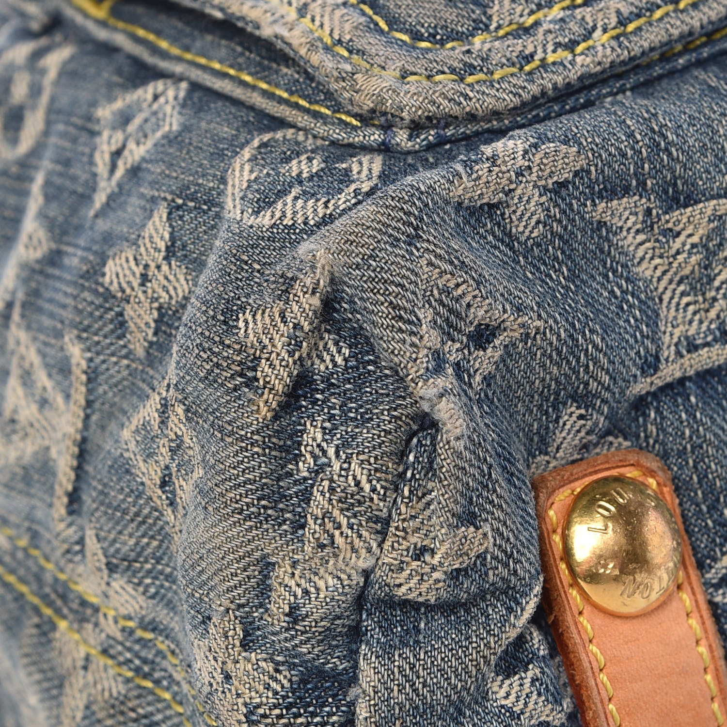 Louis Vuitton Denim Baggy GM Blue 19 of 23