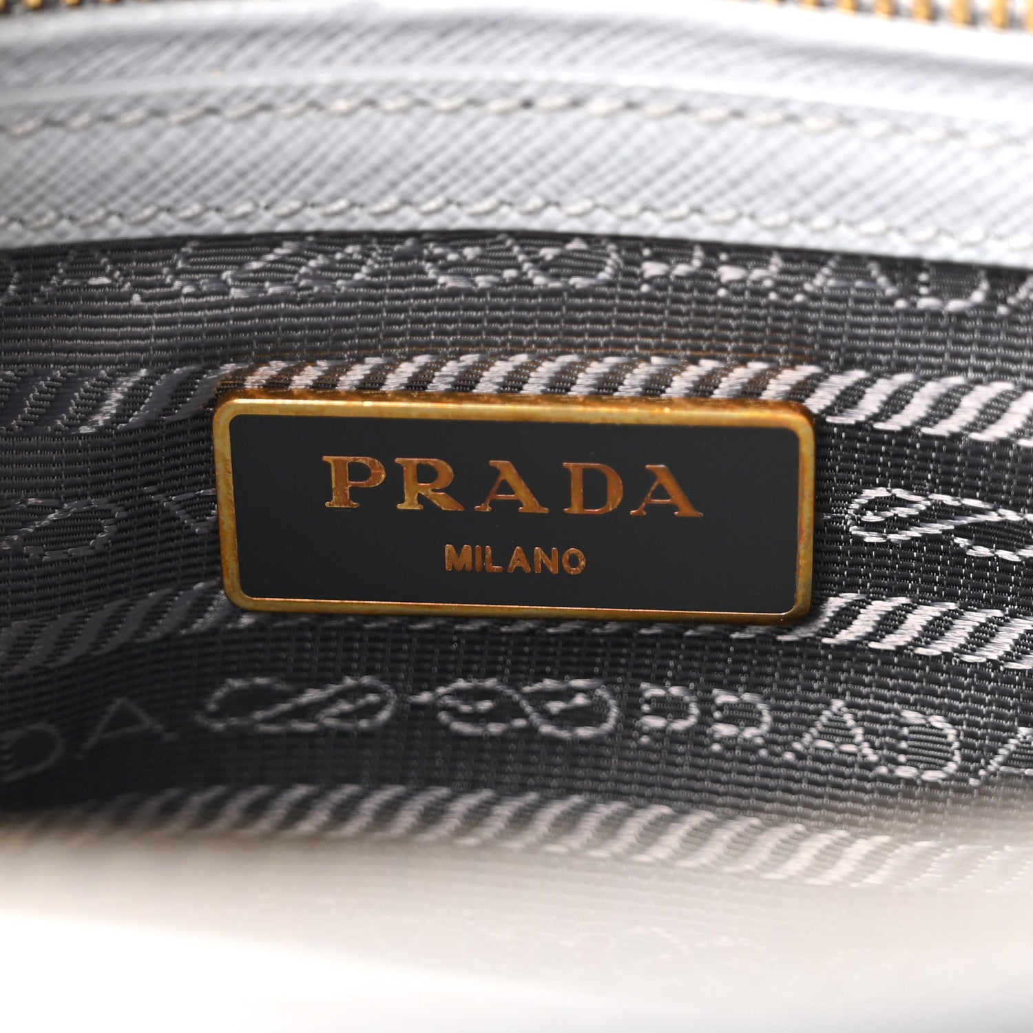 Prada Saffiano Lux Small Galleria Double Zip Tote Granito 6 of 10
