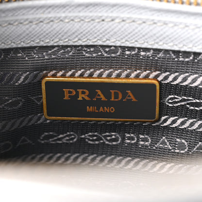Prada Saffiano Lux Small Galleria Double Zip Tote Granito 6 of 10
