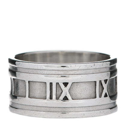 Tiffany Sterling Silver Atlas 12mm Band Ring 65 11 3 of 5