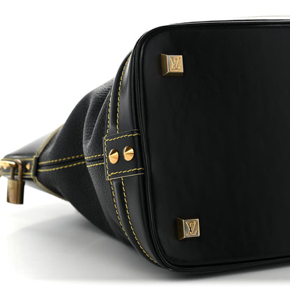 Louis Vuitton Suhali Lockit MM Black 9 of 14
