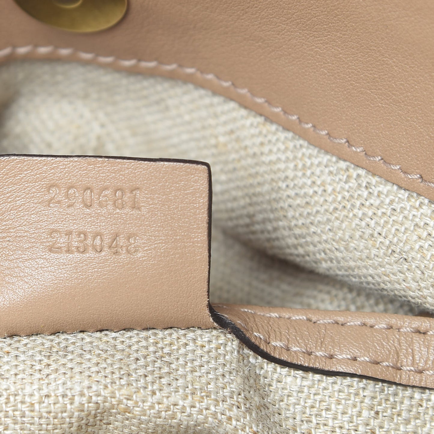 Lambskin 1970 Large Shoulder Bag Beige