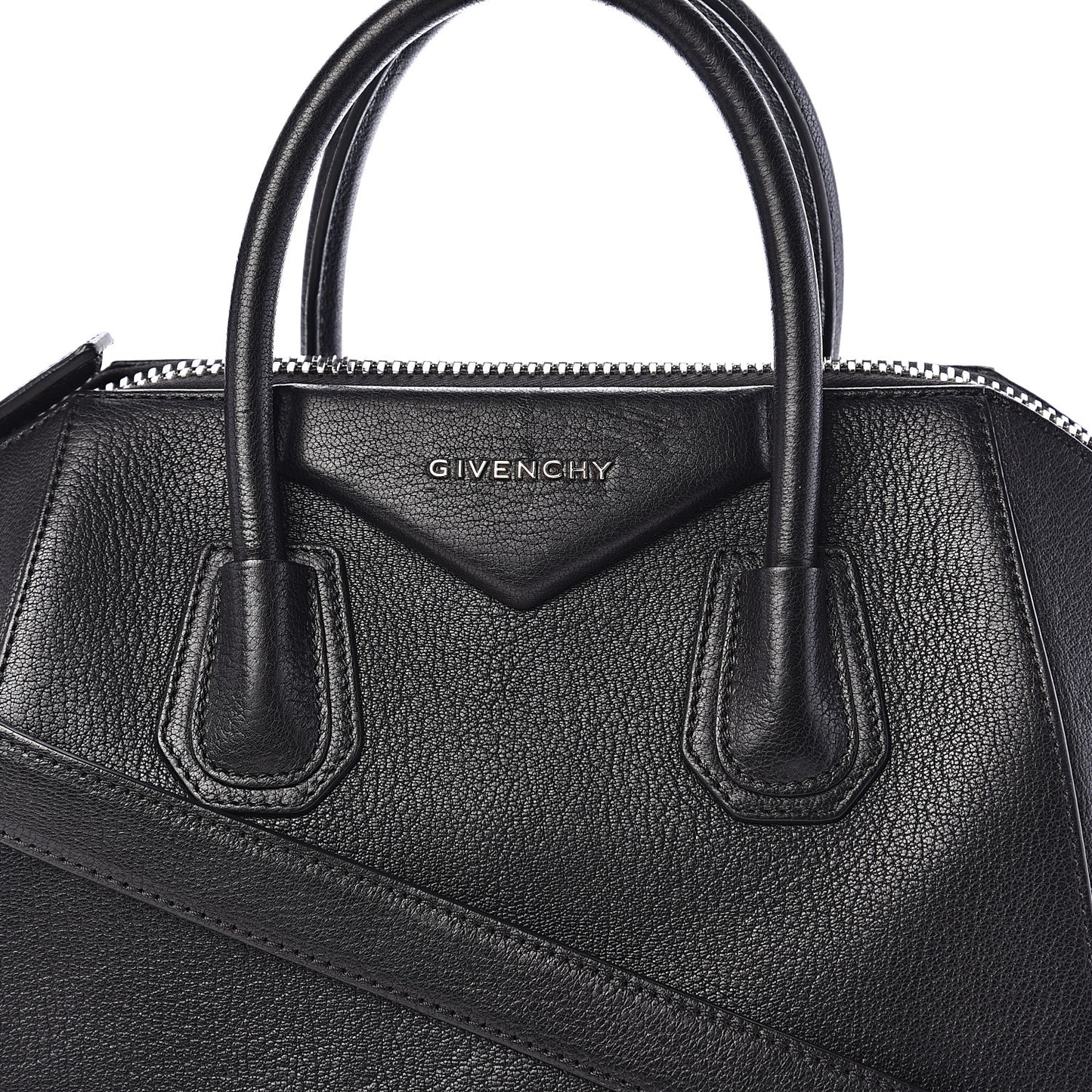 Sugar Goatskin Small Antigona Black