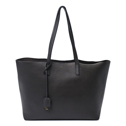 Saint Laurent Calfskin Large Shopping Tote Fog 1 of 13