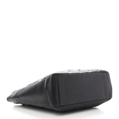 Chanel Caviar Quilted Petit Shopping Tote PST Black 4 of 9