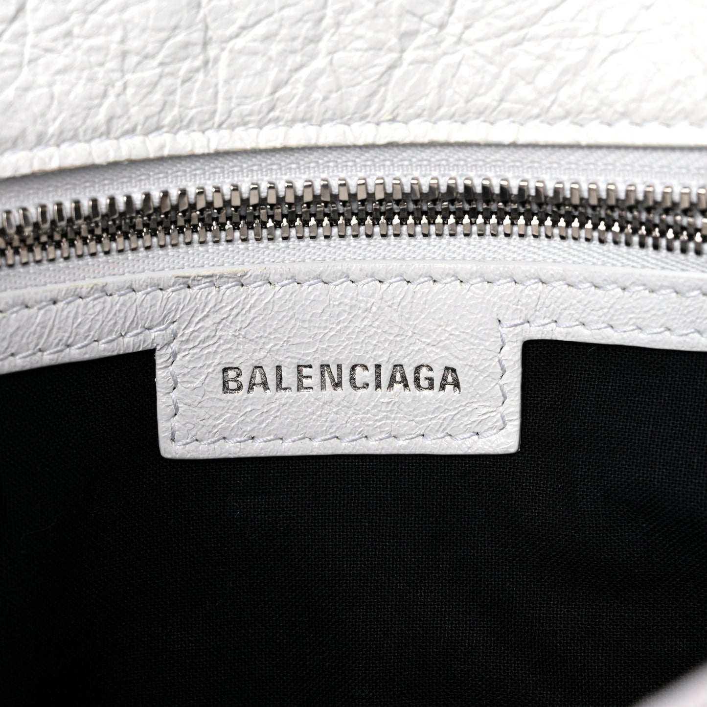 Agneau Arena Neo Cagole Handbag XS Optic White