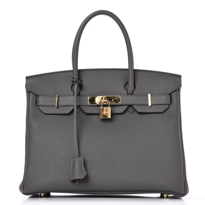Hermes Togo Birkin 30 Etain 1 of 37
