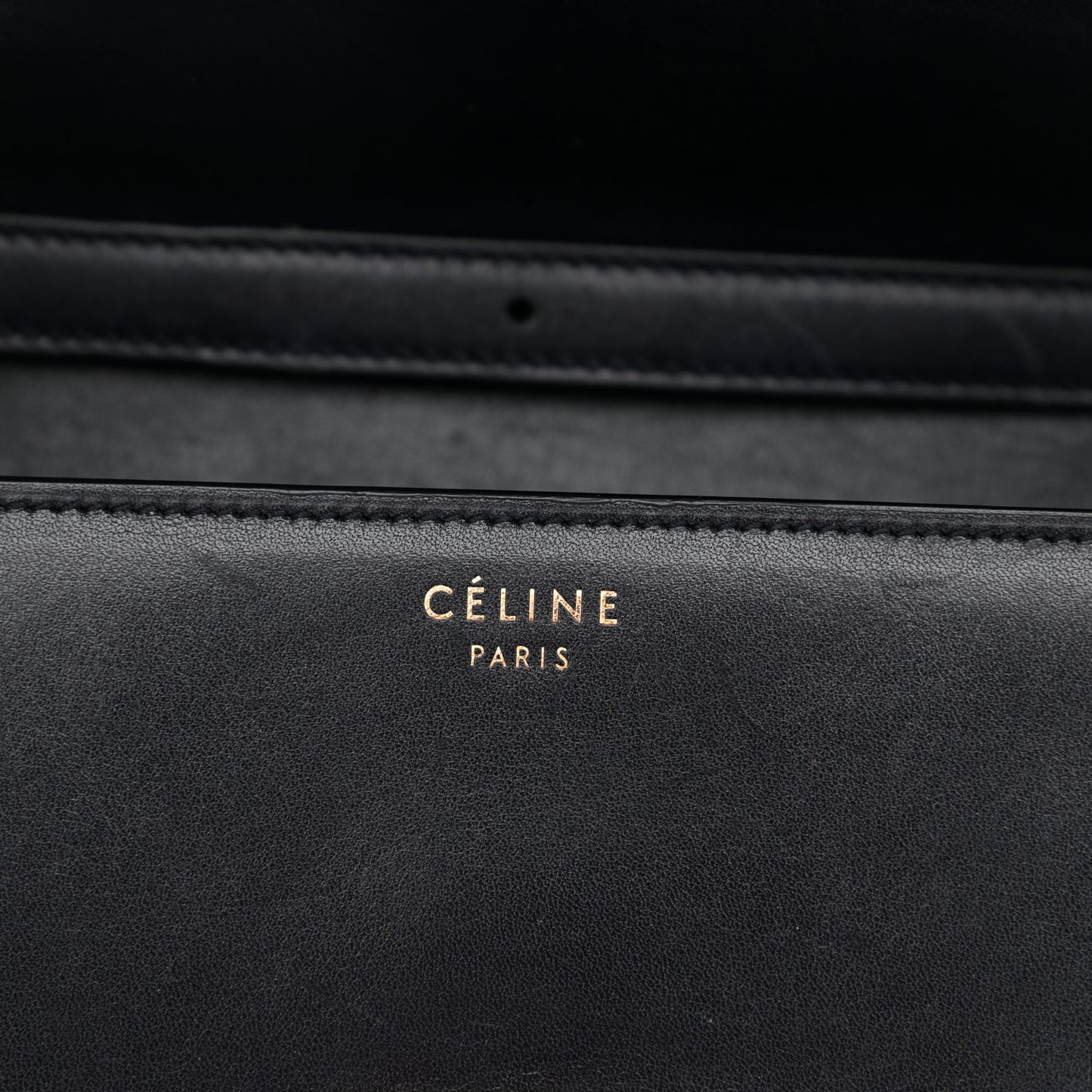 Ostrich Leg Medium Classic Box Flap Bag Dark Blue