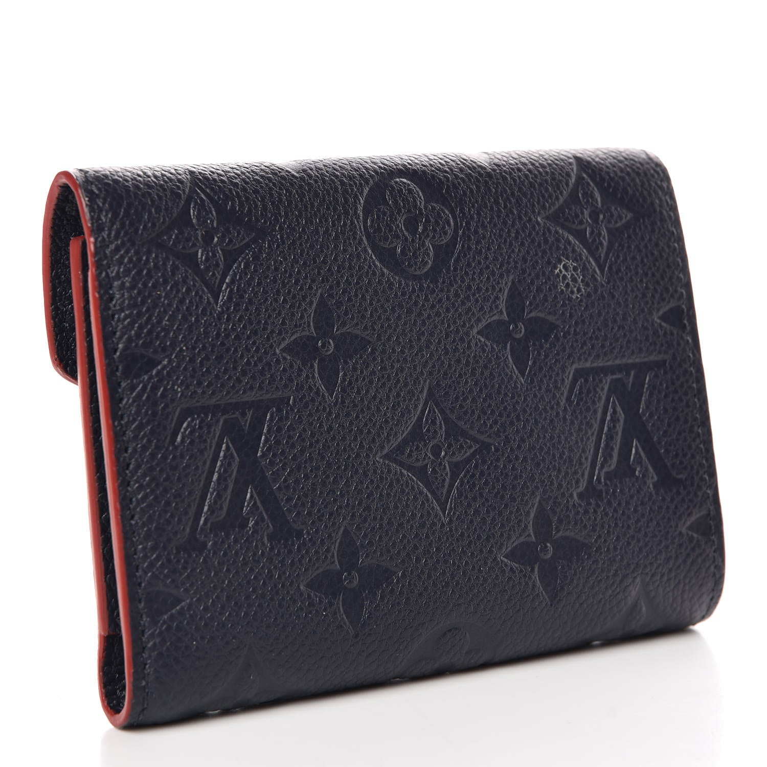 Louis Vuitton Empreinte Victorine Wallet Marine Rouge 3 of 8
