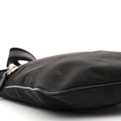 Gucci Nylon Monogram Small Flat Messenger Bag Black 11 of 15