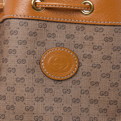 Gucci X DISNEY Mini Vintage GG Supreme Monogram Bucket Bag Beige Vintage Sun Oil 8 of 11