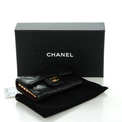 Chanel Caviar Quilted 6 Key Holder Black 4 of 8
