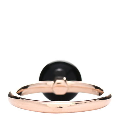 Tiffany 18K Rose Gold Black Onyx 8mm HardWear Ball Ring 45 3.25 3 of 4