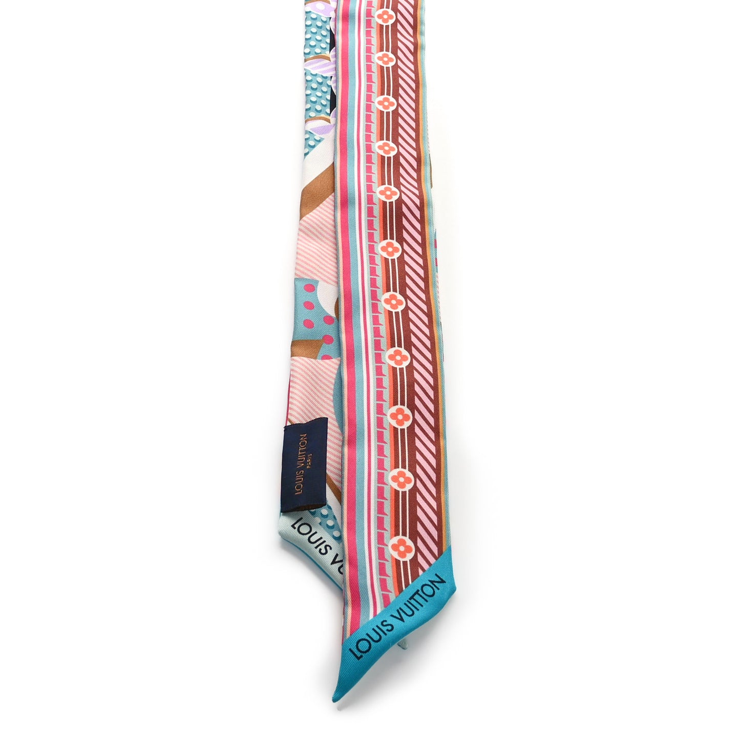 Silk Pop Monogram BB Bandeau Turquoise