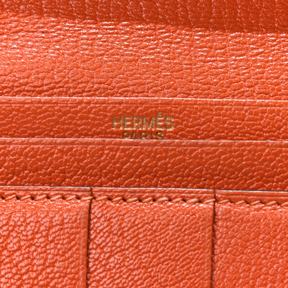 Hermes Chevre Mysore Bearn Gusset Wallet 6 of 8