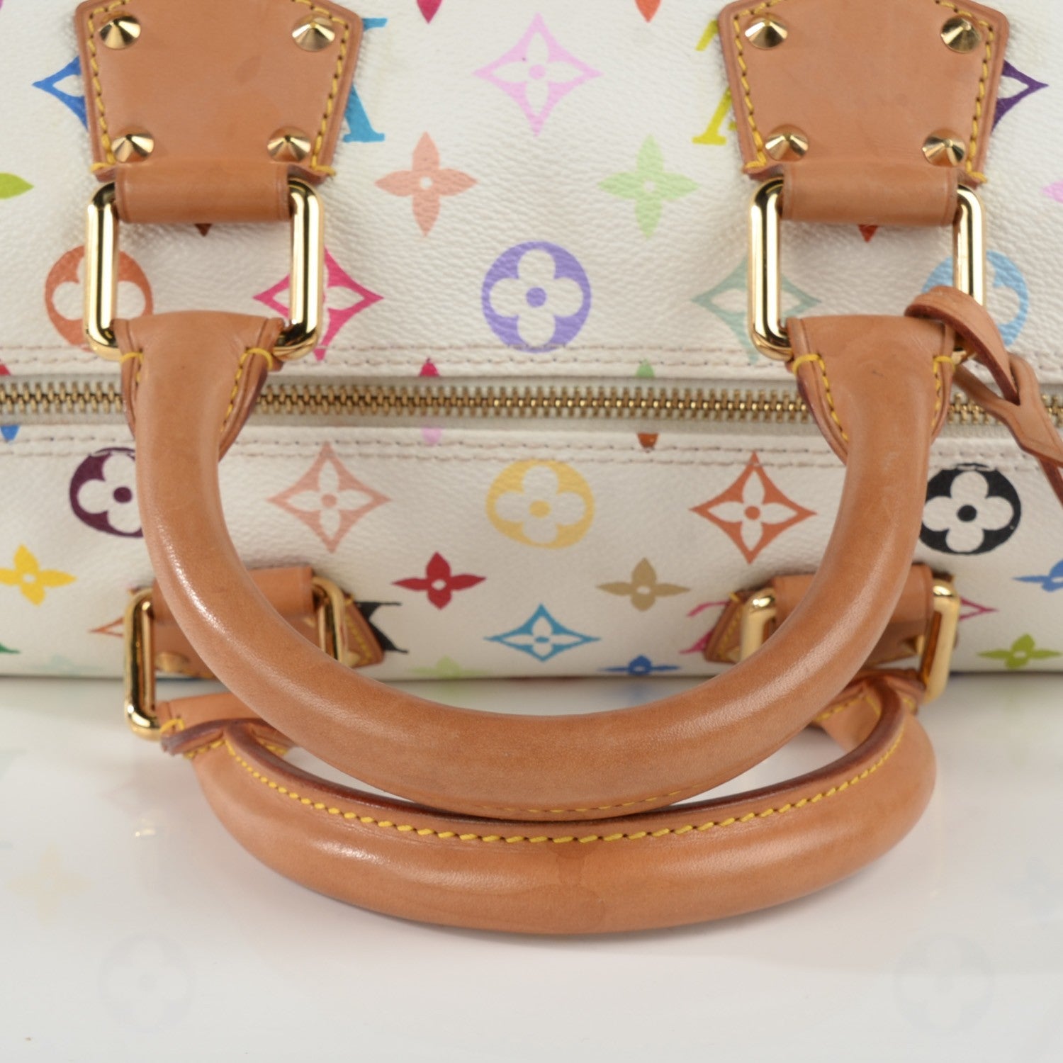 Louis Vuitton Monogram Multicolor Speedy 30 White 10 of 11