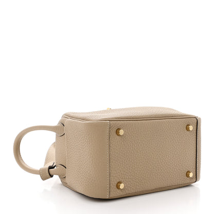 Hermes Taurillon Clemence Mini Lindy 20 Trench 3 of 9