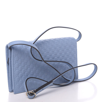 Gucci Microguccissima Crossbody Wallet Mineral Blue 3 of 10