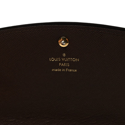 Louis Vuitton Damier Ebene Normandy Wallet Black 6 of 6
