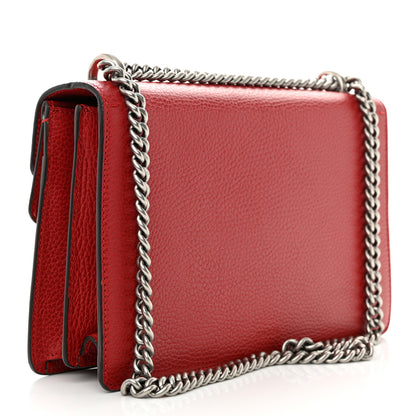 Gucci Dollar Calfskin Swarovski Crystal Small Dionysus Shoulder Bag Hibiscus Red 3 of 11