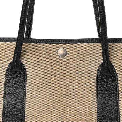 Hermes Toile Buffle Skipper Garden Party 36 MM Tote Black 7 of 15