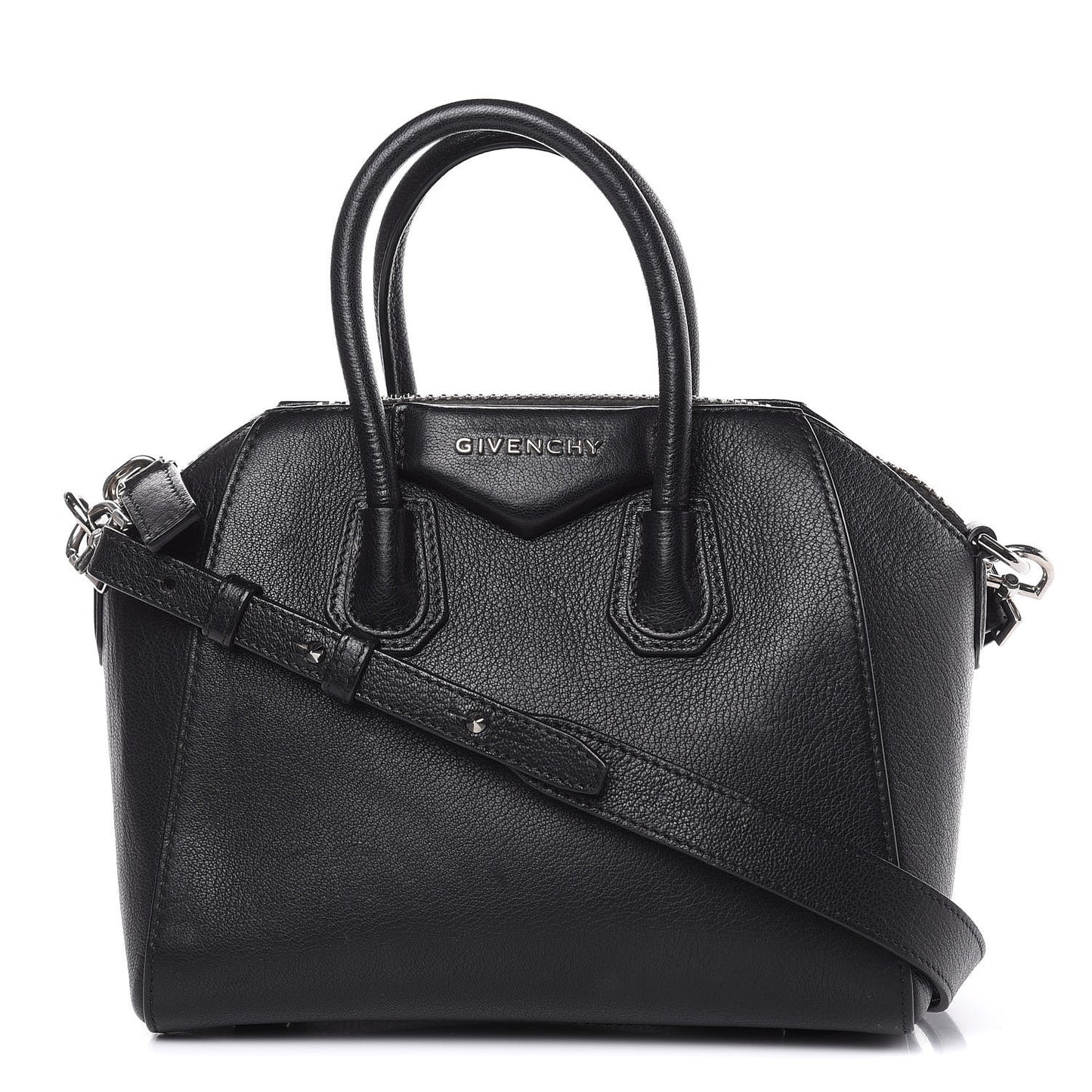 Sugar Goatskin Mini Antigona Black