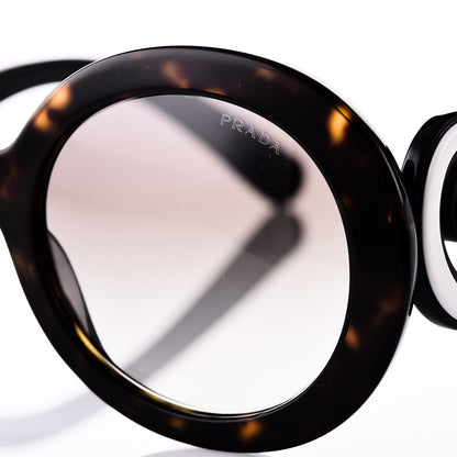 Prada Baroque Sunglasses SPR 08T Tortoise Black White 6 of 7