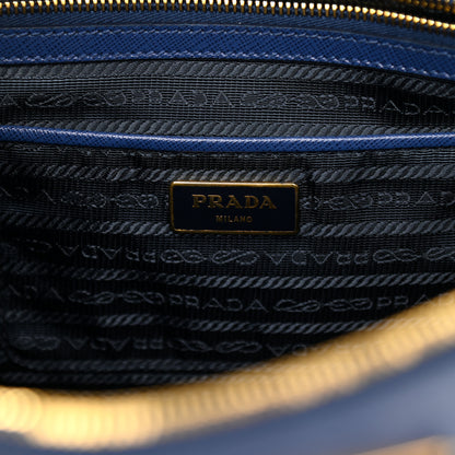 Prada Saffiano Lux Extra Large Galleria Double Zip Tote Bluette 6 of 10