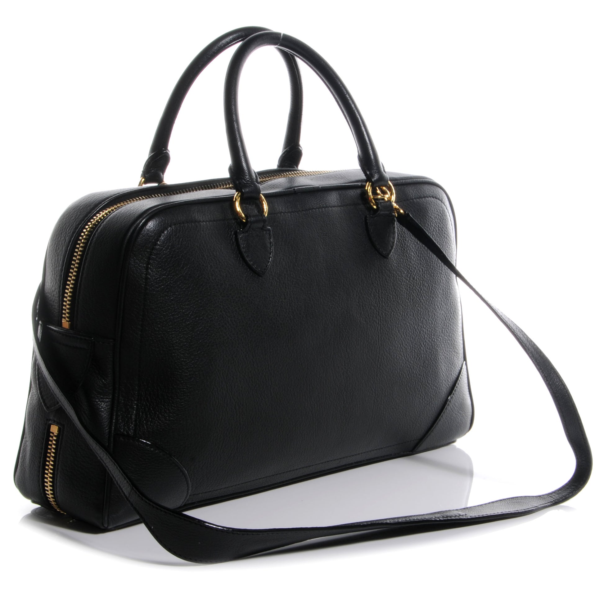 Marc Jacobs Calfskin Venetia Large Satchel Black 2 of 13