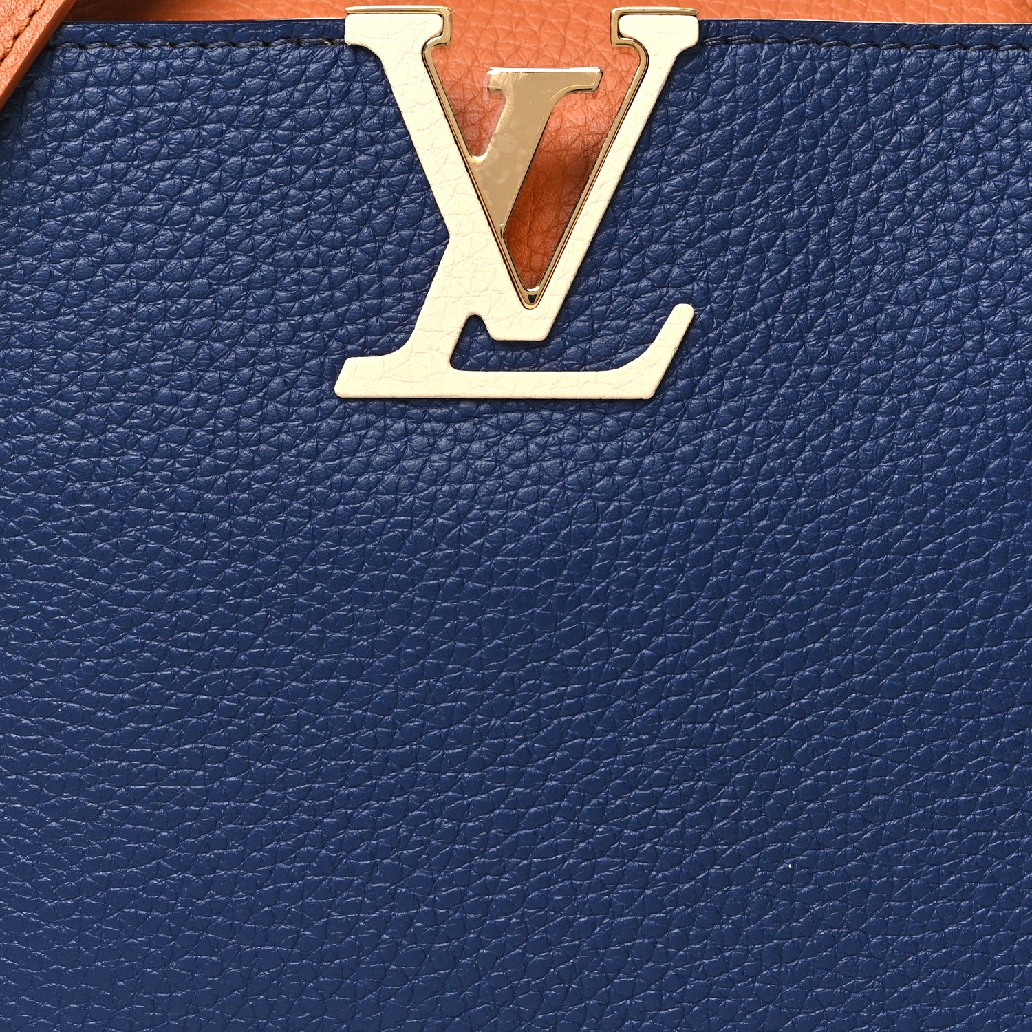 Louis Vuitton Taurillon Capucines BB Tour de France Blue 7 of 9