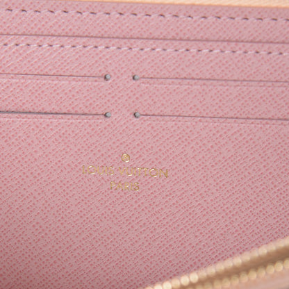 Louis Vuitton Damier Azur Clemence Wallet Rose Ballerine 6 of 9