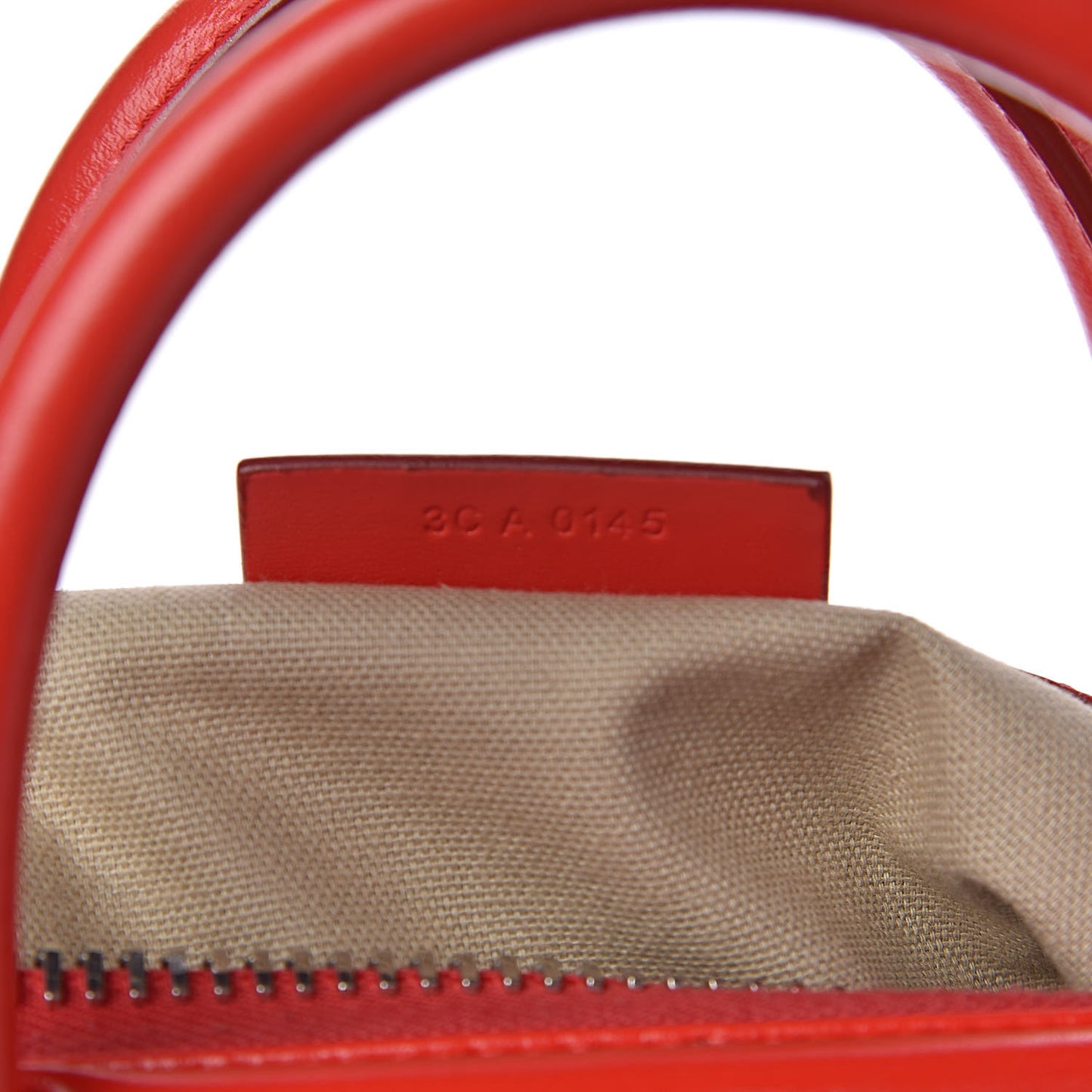 Shiny Lord Calfskin Small Antigona Medium Red