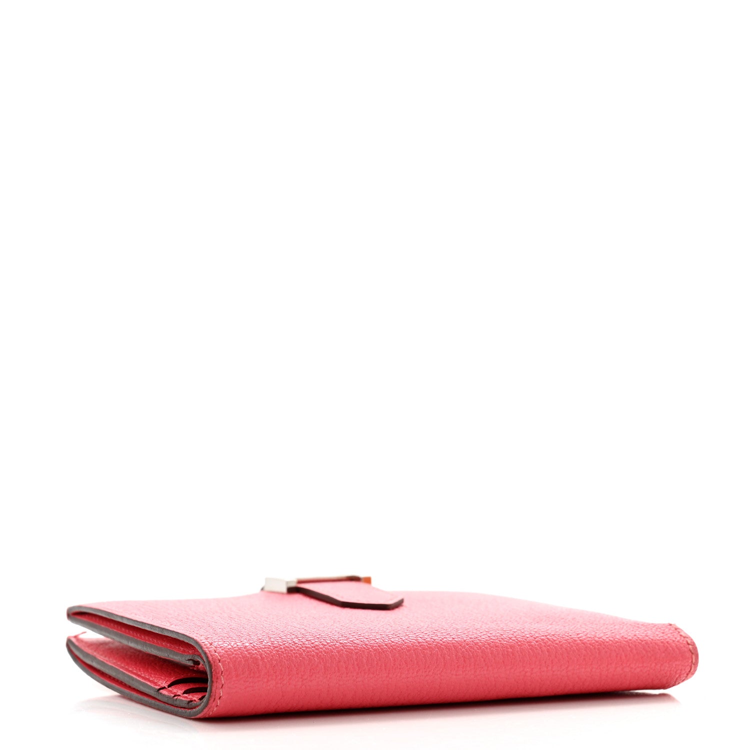 Hermes Chevre Mysore Bearn Compact Wallet Rose Lipstick 4 of 11