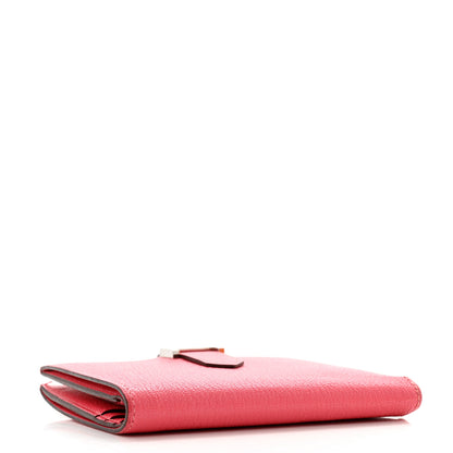 Hermes Chevre Mysore Bearn Compact Wallet Rose Lipstick 4 of 11