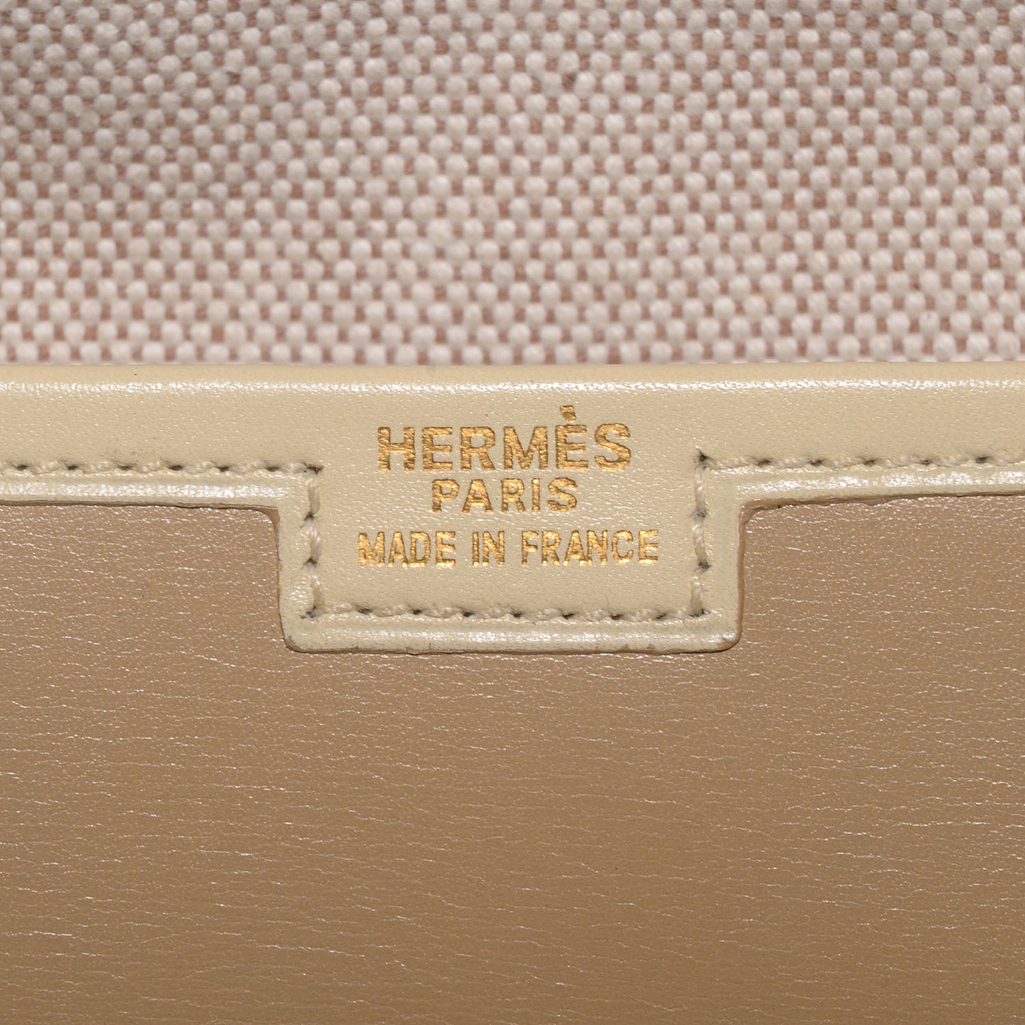Box Tri-Color Jige PM Clutch Tabac Camel Ardoise Parchemin