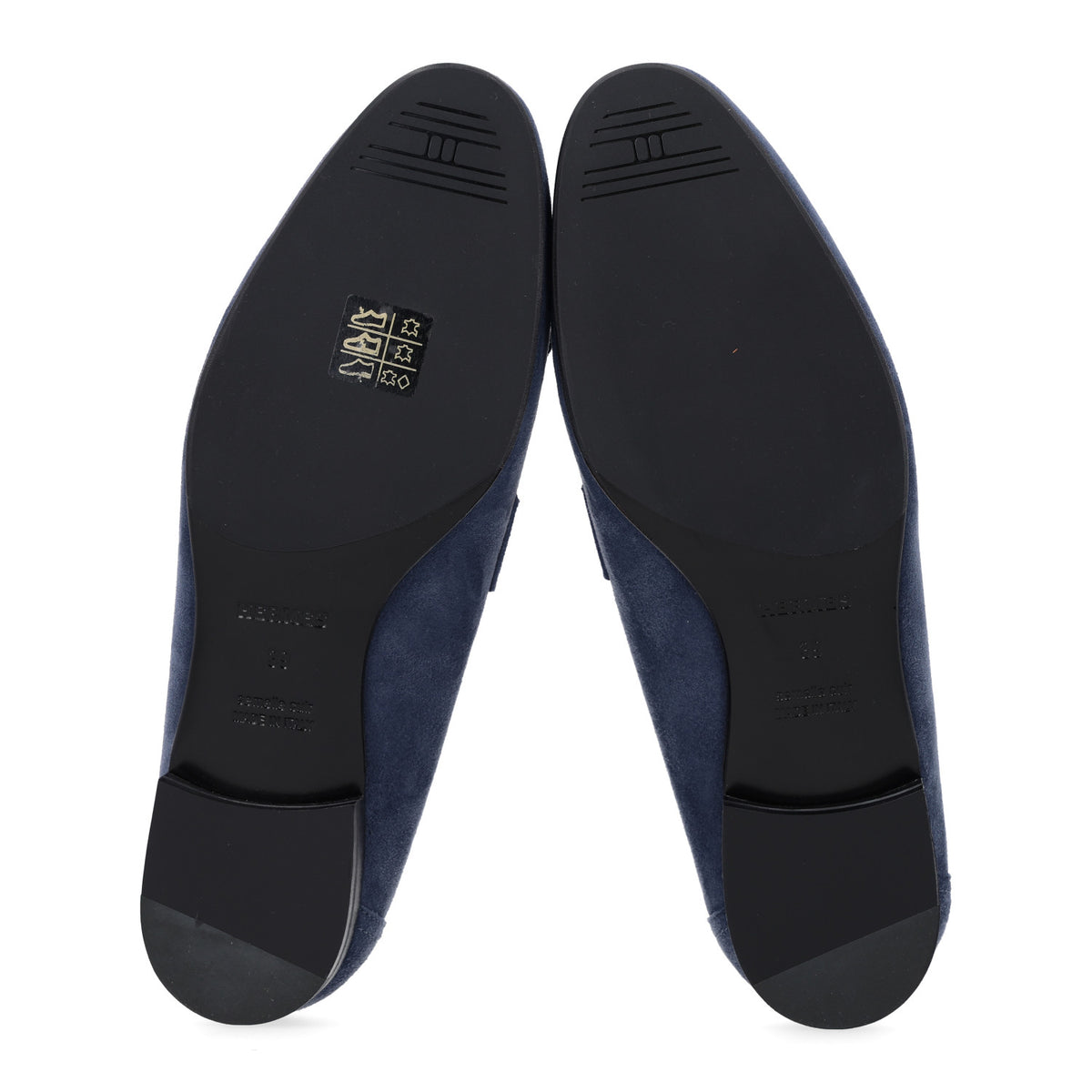 Suede Goatskin Womens Royal Loafers 39 Bleu Celeste