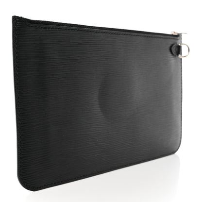 Louis Vuitton Epi Neverfull Pochette MM GM Black 3 of 8