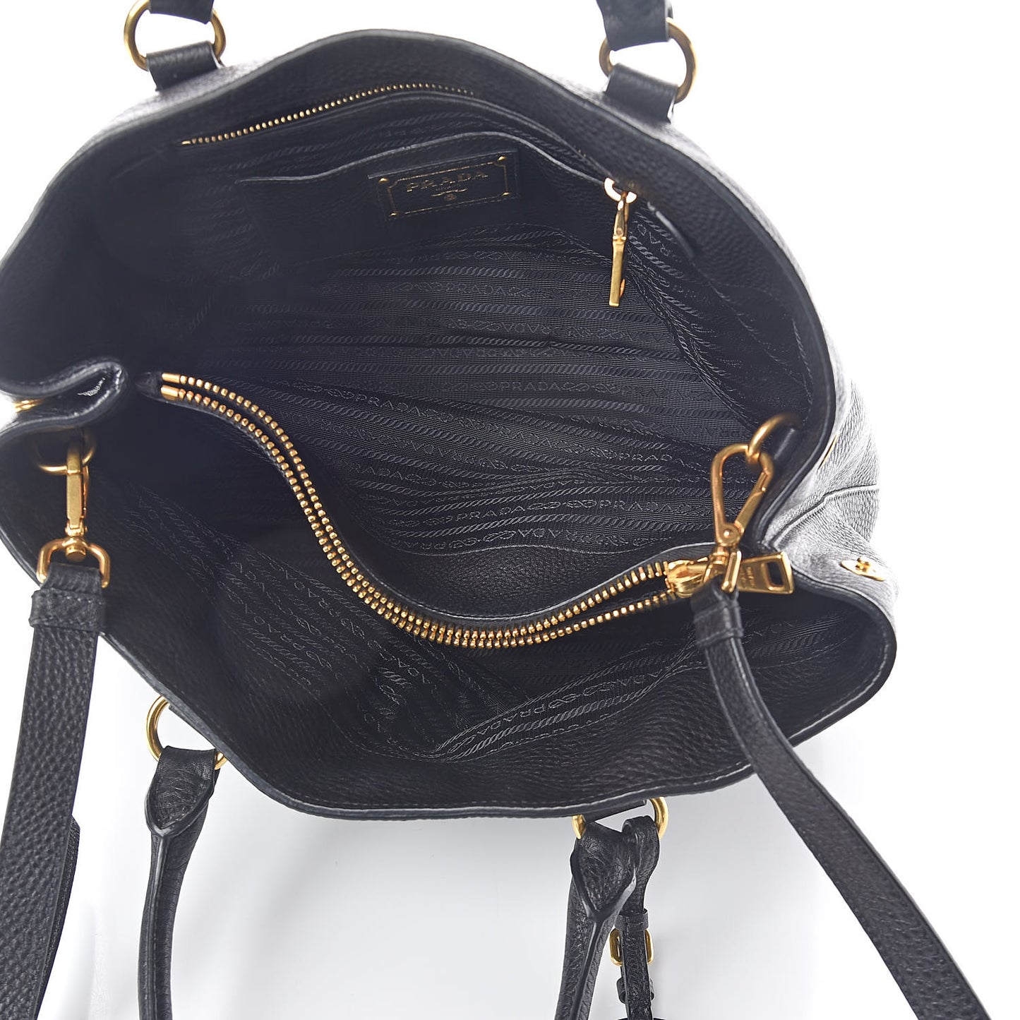 Vitello Daino Tote Black