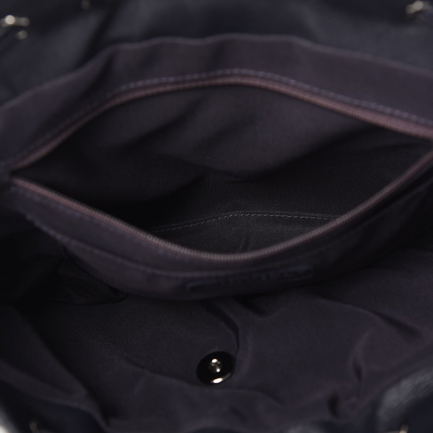 Lambskin Quilted Large Urban Spirit Backpack Navy