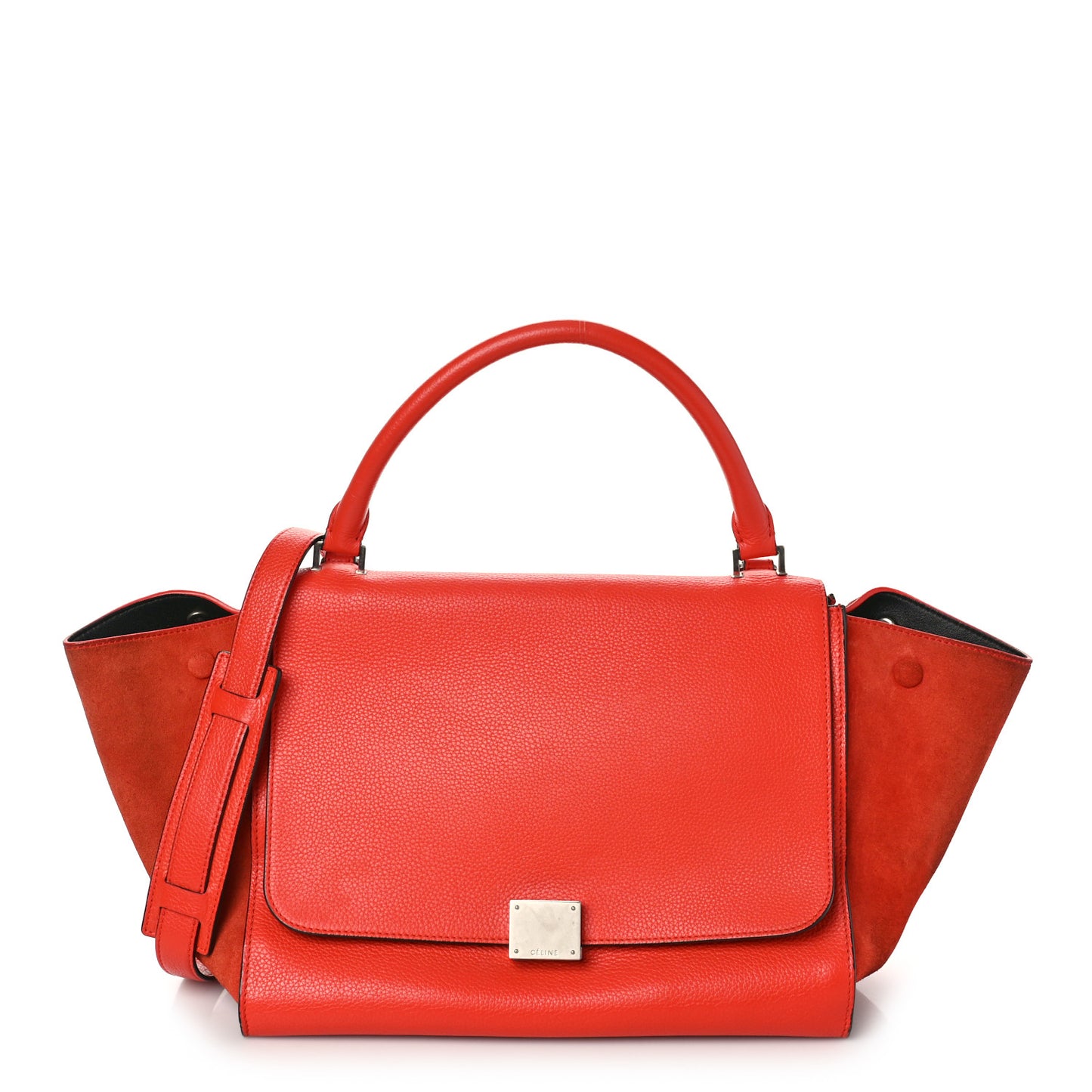 Drummed Calfskin Medium Trapeze Orange