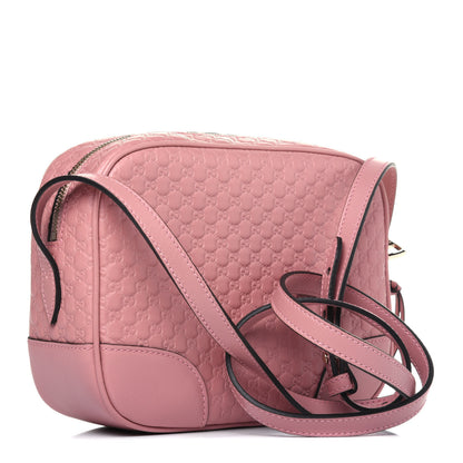 Gucci Soft Microguccissima Mini Bree Messenger Bag Soft Pink 3 of 14