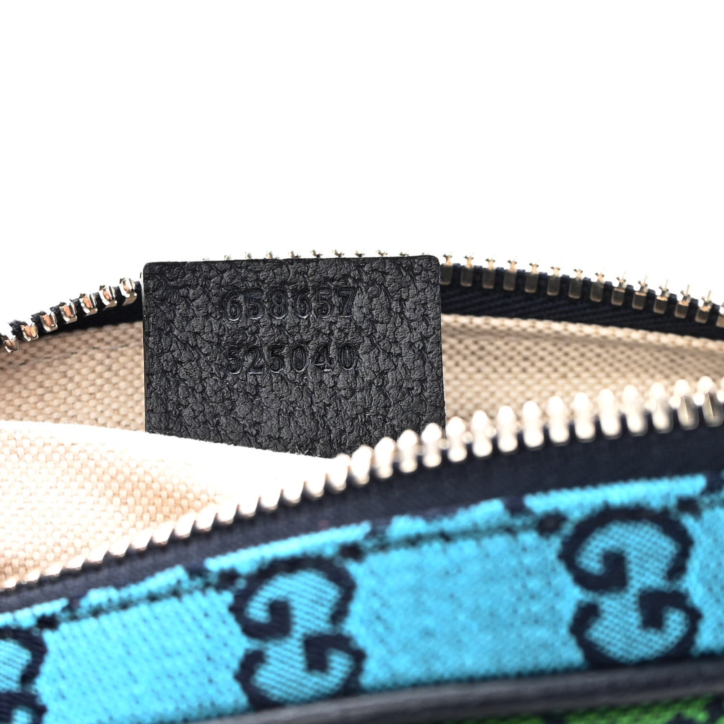 Monogram Multicolor Retro Interlocking G Belt Bag Blue Rainbow Light Blue