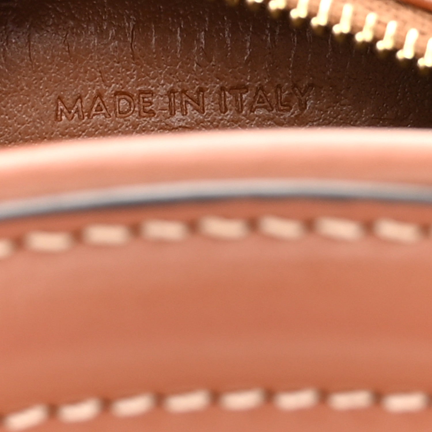 Celine Smooth Calfskin Cuir Small Triomphe Oval Crossbody Purse Tan 6 of 9