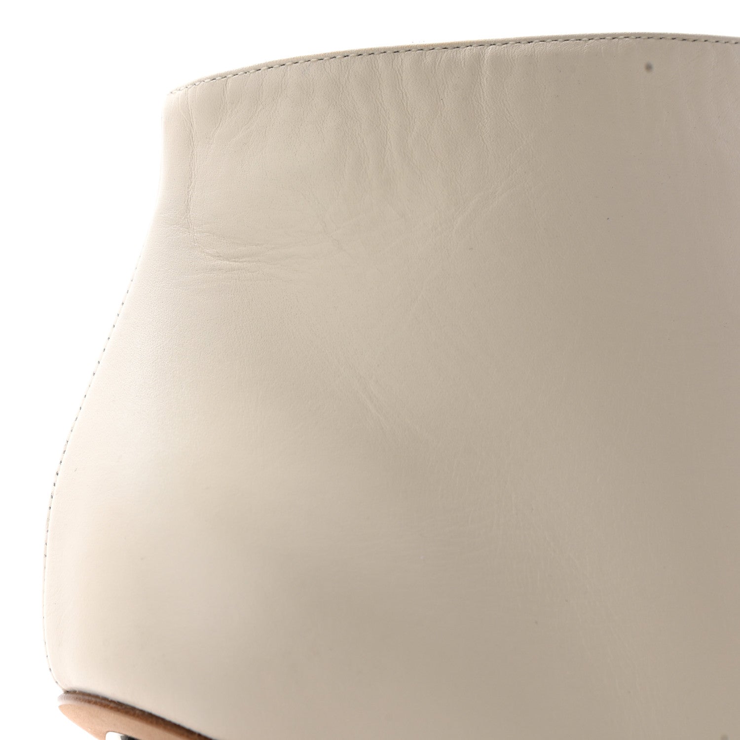 Chanel Calfskin Short Boots 40 White 10 of 12