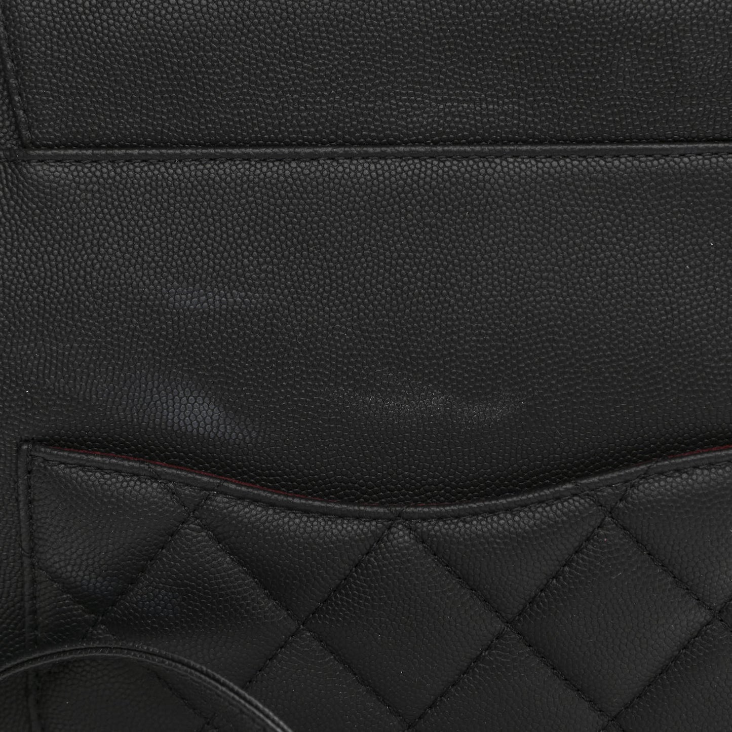 Caviar Quilted Business Affinity Backpack Black